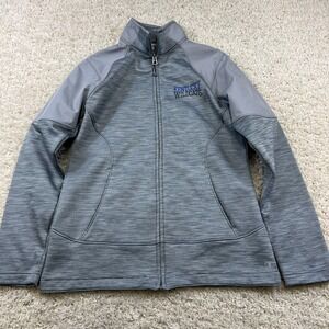 Kentucky Wildcats UK Full Zip Jacket Womens Medium Champion Gray NCAA